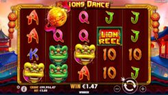 5 Lions Dance slot won