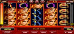 Arising Phoenix slot game reels
