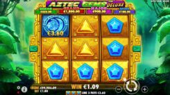 Aztec Gems Deluxe Slot Game Won