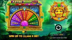Aztec Gems Deluxe slot game first screen
