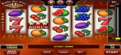 Bells on fire rombo slot game reels