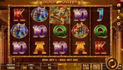 Book of Queen Slot Game Reels