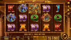 Book of Queen Slot Game Reels