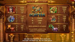 Book of Queen Slot Game Symbols