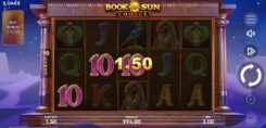 Book of Sun Choice slot game won