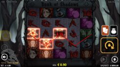 Book of shadows Slot Game Won WIn