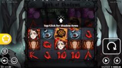 Book of shadows slot game Reels