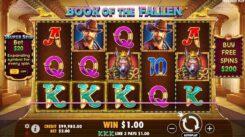 Book of the Fallen Slot Game Won