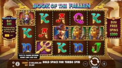 Book of the Fallen slot game Reels