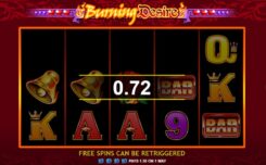 Burning Desire Slot Game Won
