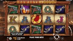 Cowboys Gold Slot Game Reels