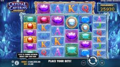 Crystal Cavern Megaways Slot Game First Screen