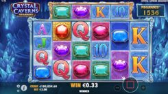 Crystal Cavern Megaways slot game won