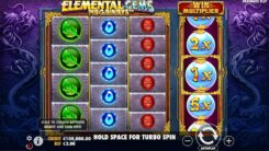 Elemental Gems Megaways Slot Game Reels
