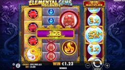 Elemental Gems Megaways slot win