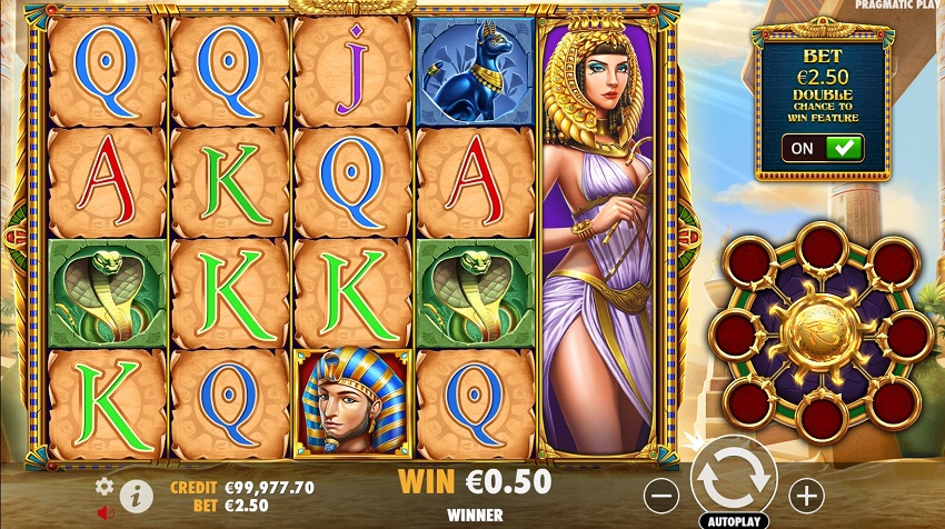 Eye of Cleopatra Slot Game Won