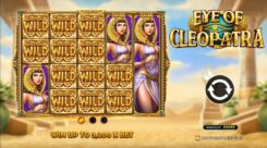 Eye of Cleopatra slot game first screen