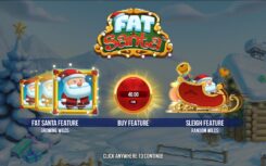 Fat Santa slot game First screen