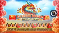Floating Dragon slot game First screen