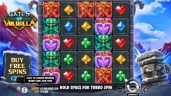 Gates of Valhalla slot game reels