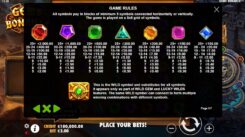 Gems bonanza slot game Symbols