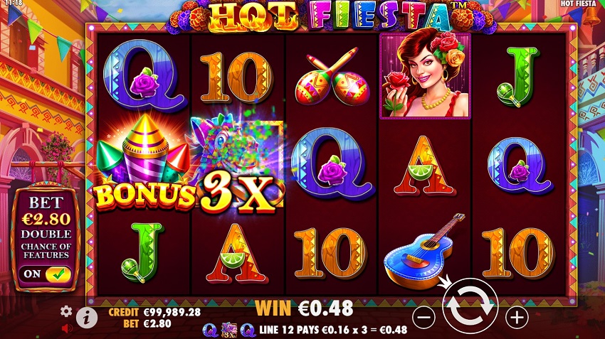 Hot Fiesta Slot Game Win