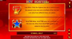 Hot Scatter Deluxe Slot game feature