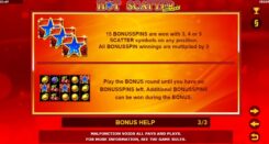 Hot Scatter Deluxe slot game free spin feature