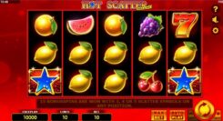 Hot Scatter Deluxe slot game reels
