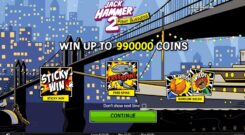 Jack Hammer 2 slot game First screen