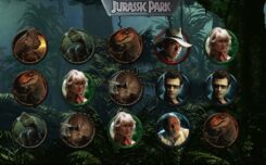 Jurassic Park Slot game reels