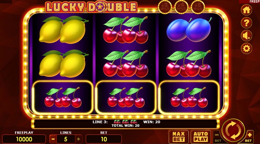 Lucky Double Slot Game Won