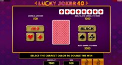 Lucky Joker 40 Slot Game Gamble