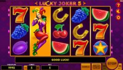 Lucky Joker 5 Slot Game Win