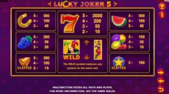 Lucky Joker 5 Slot Symbols