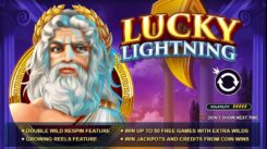 Lucky Lightning Slot game First Screen