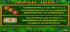 Magic Idol slot game Features