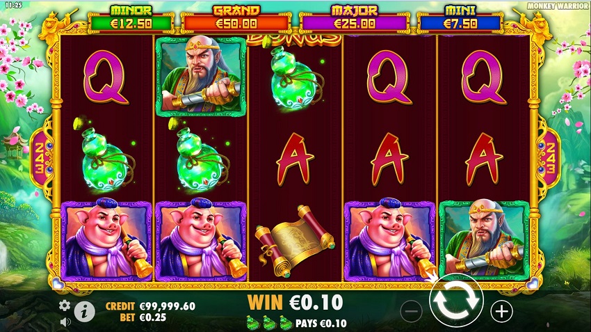 Monkey Warrior Slot Win