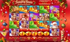 Naughty Santa slot game reels