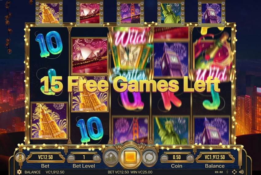 New Years Bash free pokie free spins