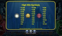 Orbs of Atlantis Slot High Win Symbols