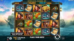 Pirate Gold slot game reels