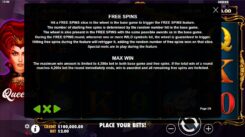 Queenie Slot Free spins feature