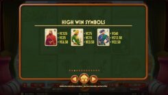 Scopa slot game Big Win Symbols