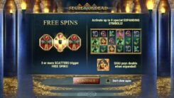 Secret of Dead slot game First screen