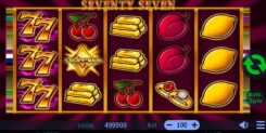 Seventy Seven slot game reels