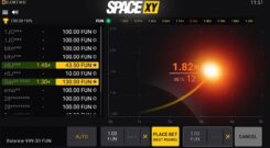 Space XY Crash slot game