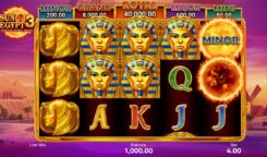 Sun of Egypt 3 Slot Game Reels