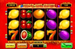 Super Hot Fruits Slot Game Reels