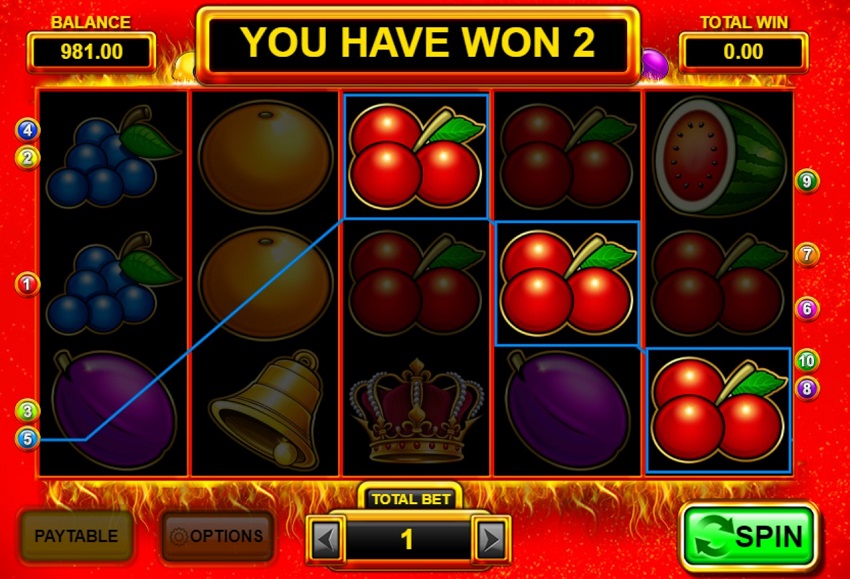 super hot fruits free slot